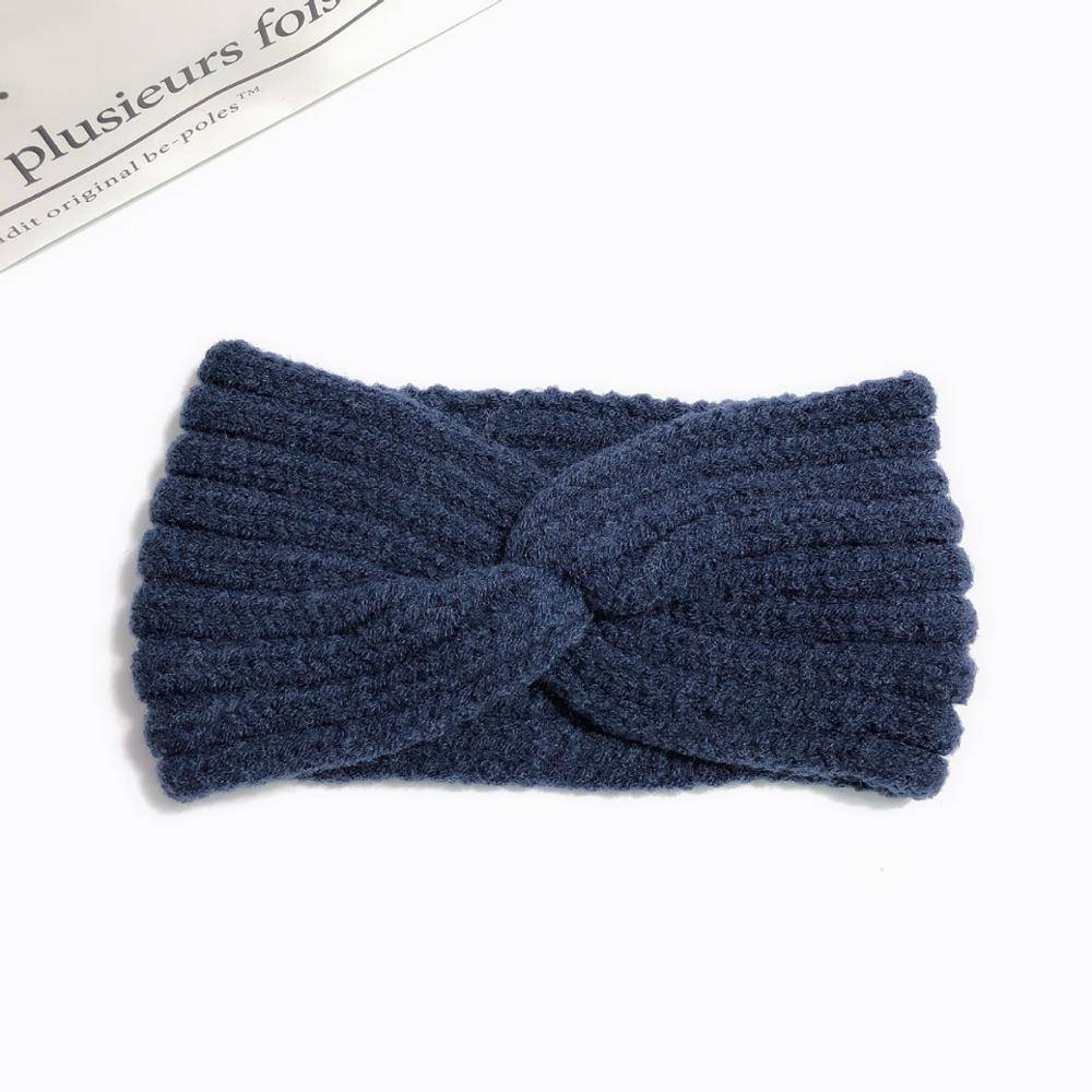 Woolen Knit Winter Headband for Women - Cozy Hair Accessory - Quid Mart