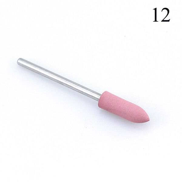 1pcs Silicone Nail Drill Milling Cutter Drill Bits Files Burr Buffer for Electric Machine Nail Art Grinder Cuticle Cutter Tools - Quid Mart