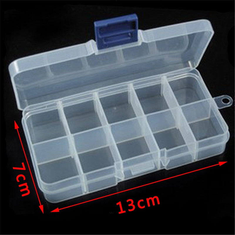 Plastic Jewelry Boxes Plastic Tool Box Adjustable Craft Organizer Storage Beads Bracelet Jewelry Boxes Packaging Wholesale - Quid Mart