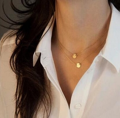 Tiny Heart Choker Necklace for Women Silver Color Chain Smalll Love Necklace Pendant on neck Bohemian Chocker Necklace Jewelry - Quid Mart