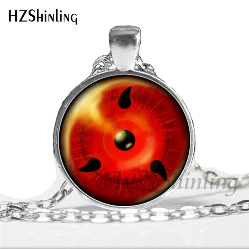 NS-00782 New Glass Anime Pendant Necklace Round Eye Chain Necklaces Vintage Jewelry for Women HZ1 - Quid Mart