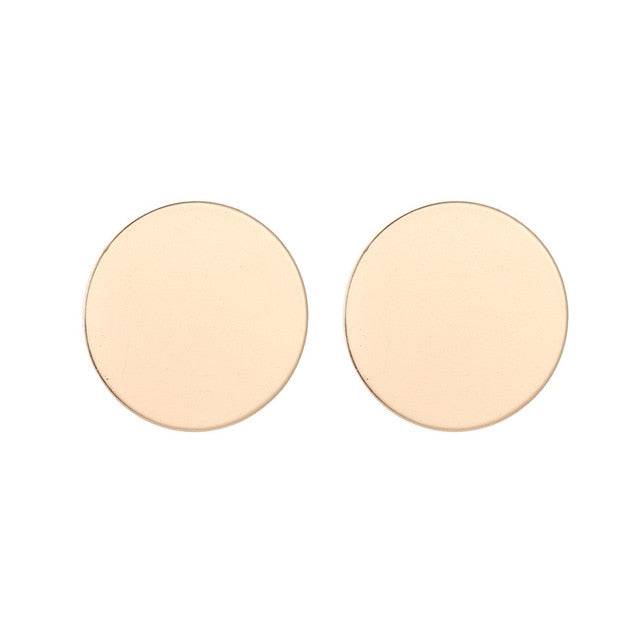 Big Geometric Round Statement Earrings - Modern Female Jewelry - Quid Mart