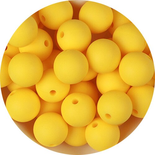 Round Silicone Beads - Safe, Soft, and Durable for Baby Teething - Quid Mart