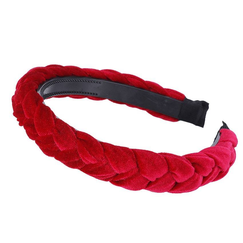 MOLANS Wide Shiny Weaving Hairbands - Fashion Hair Bands - Quid Mart