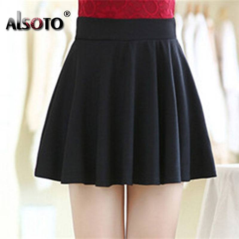 2023 Women's Sexy Mini Skirts: Winter & Summer Style, Elastic Waist - Quid Mart