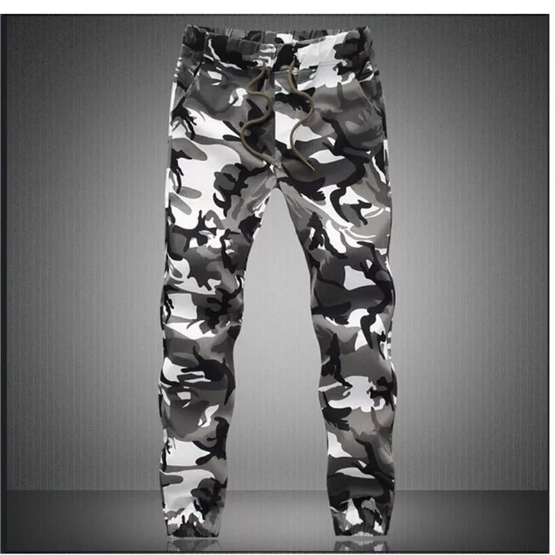 Camouflage Military Jogger Pants Men Pure Cotton Comfortable Trousers Camo Joggers