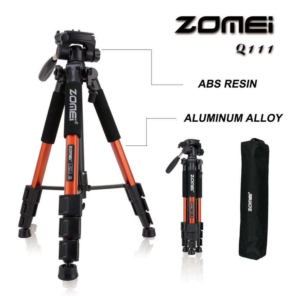 ZOMEI Q111 Aluminum Camera Tripod - Ideal for DSLR - Quid Mart