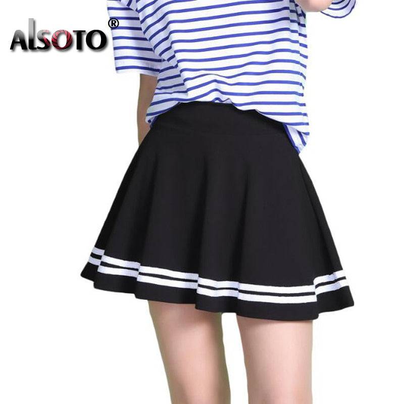 2023 Women's Sexy Mini Skirts: Winter & Summer Style, Elastic Waist - Quid Mart