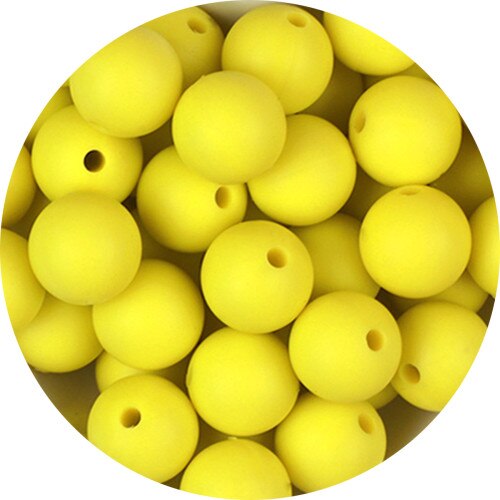 Round Silicone Beads - Safe, Soft, and Durable for Baby Teething - Quid Mart