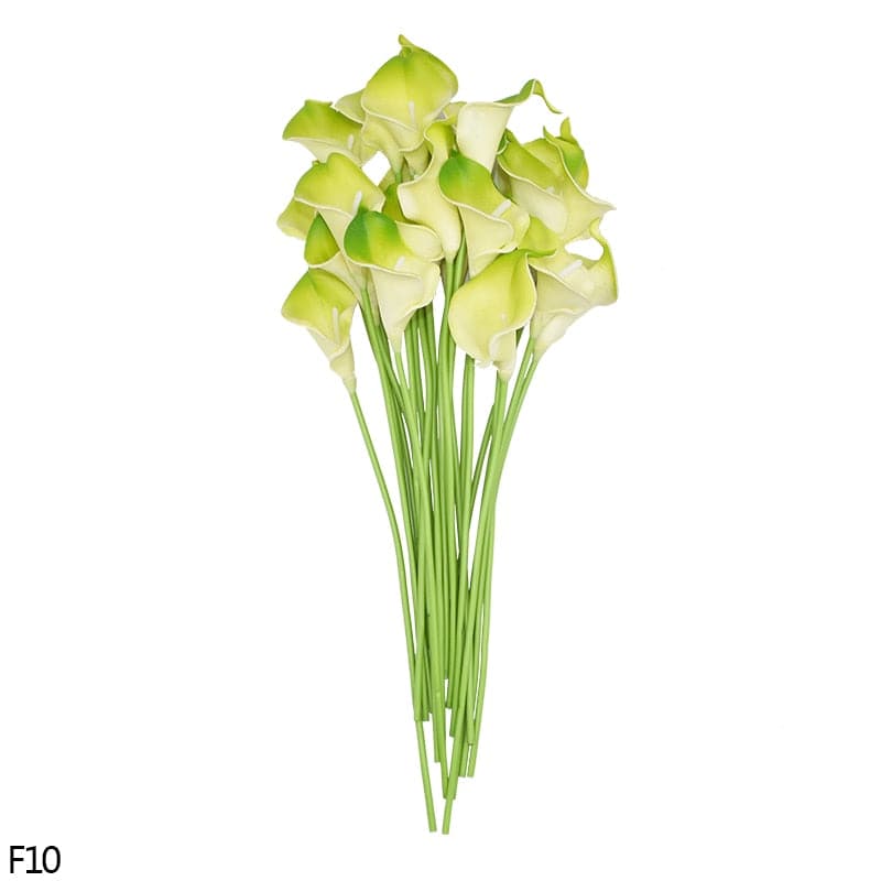 Real Touch Calla Lily Bouquet - High Quality Artificial Flowers for Home Decoration - Quid Mart