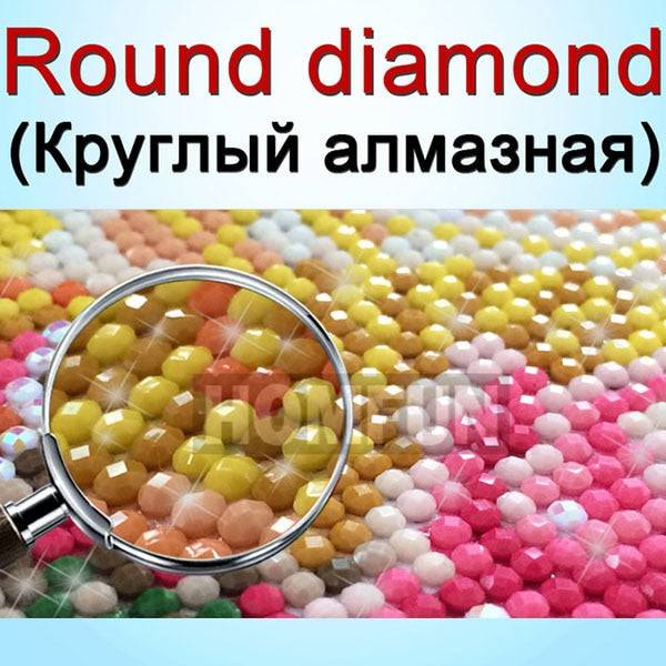 HOMFUN Diamond Painting Photos Custom Square/Round Picture of Rhinestones Diamond Embroidery Baby,Weeding and Parents gift - Quid Mart