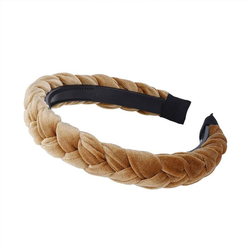 MOLANS Wide Shiny Weaving Hairbands - Fashion Hair Bands - Quid Mart