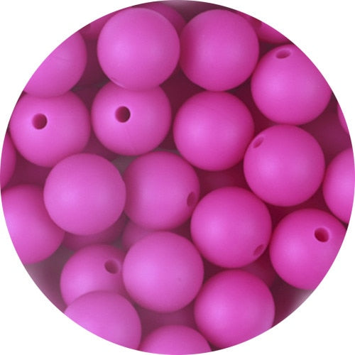 Round Silicone Beads - Safe, Soft, and Durable for Baby Teething - Quid Mart