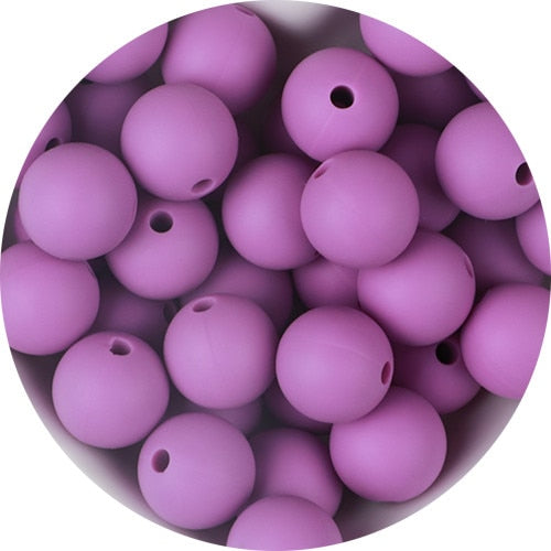 Round Silicone Beads - Safe, Soft, and Durable for Baby Teething - Quid Mart