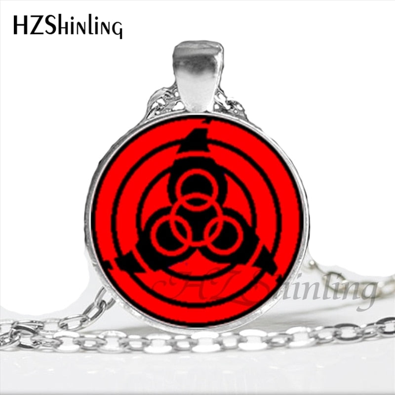 NS-00782 New Glass Anime Pendant Necklace Round Eye Chain Necklaces Vintage Jewelry for Women HZ1 - Quid Mart