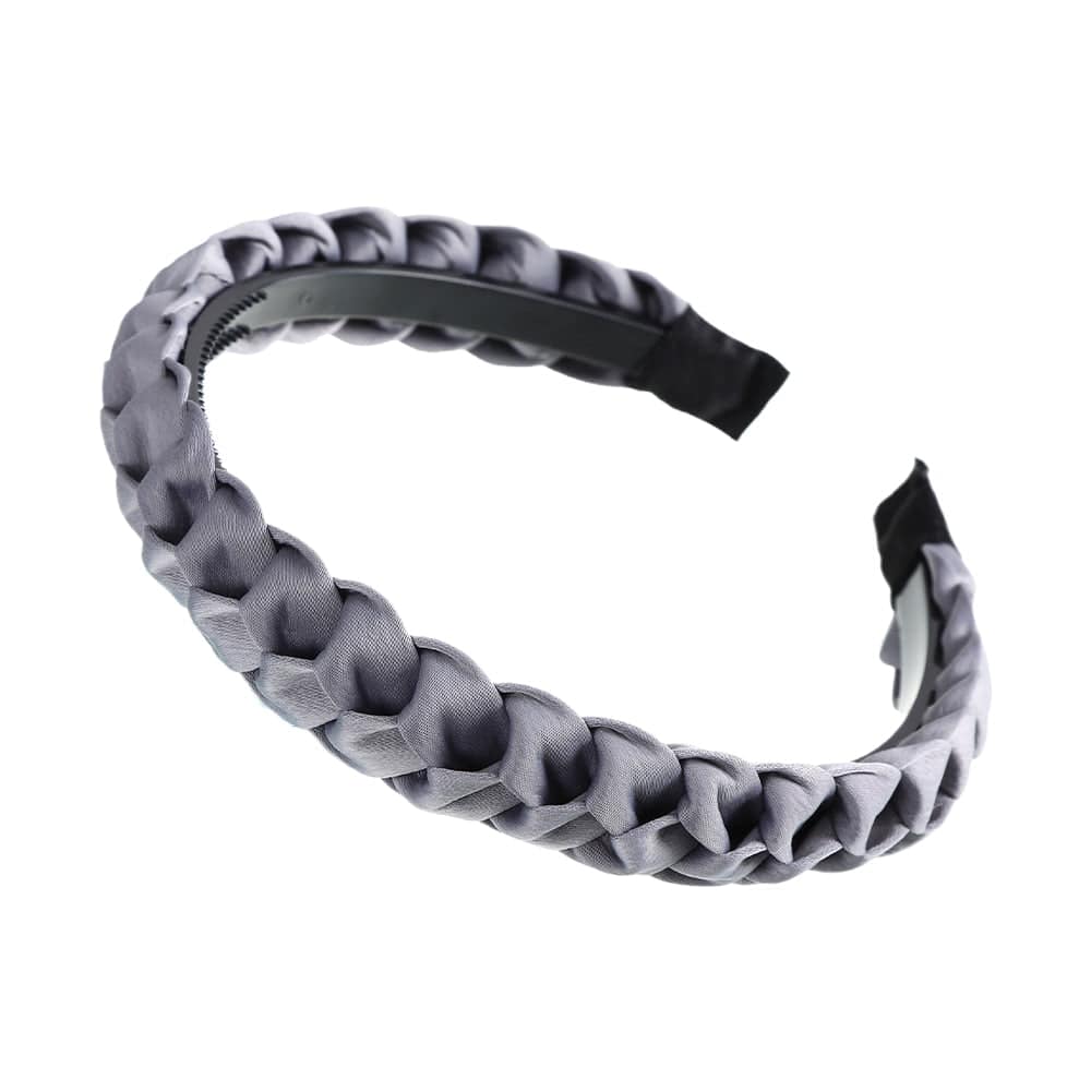 MOLANS Wide Shiny Weaving Hairbands - Fashion Hair Bands - Quid Mart