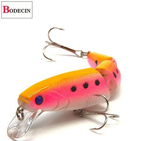 Multi Section Sea Bass Hard Fishing Lure 3D Fish Eyes 1PCS Crankbaits Minnow Fake Artificial Bait Suit For Fishing Carp Tackle - Quid Mart