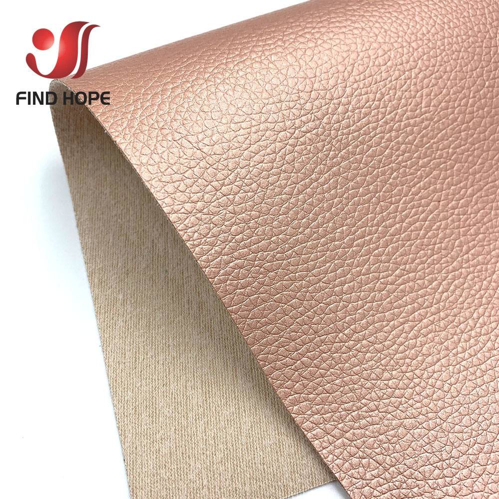 A4 Litchi PU Leatherette Faux Leather Fabric Synthetic For Sewing Bow Bag Brooches Sofa Car DIY Hademade Material 20X30CM Sheets - Quid Mart