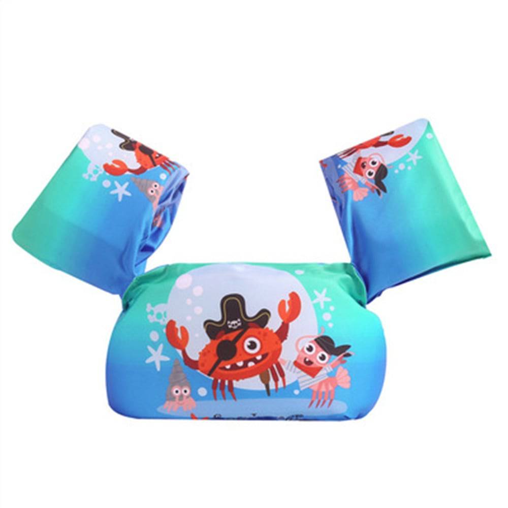 Baby Float Cartoon Arm Sleeve Life Jacket Swimsuit Foam Safety Swimming Training Floating Pool Float Swimming Ring puddle jumper - Quid Mart