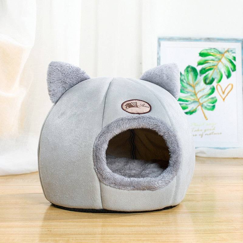 New Deep Sleep Comfort In Winter Cat Bed Iittle Mat Basket Small Dog House Products Pets Tent Cozy Cave Nest Indoor Cama Gato - Quid Mart