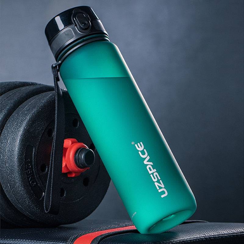New 500/800/1000ml Sports Water Bottle BPA Free Portable Leak-proof Shaker bottle Plastic Drinkware Tour Gym Free Shipping items - Quid Mart
