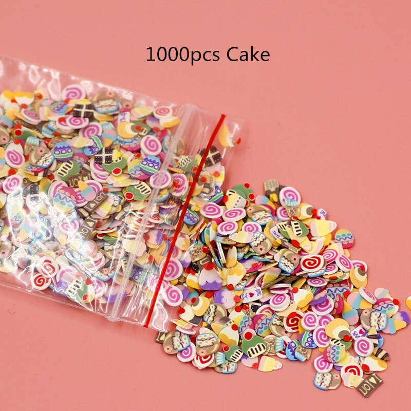 1000Pcs Mixed Animal Fruit Nail Art Resin Cake Heart UV Resin Epoxy Mold Filler For Diy Jewelry Making Tools - Quid Mart