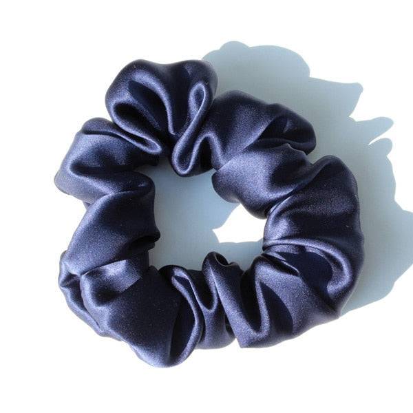 100% Pure Silk Large Scrunchies - Hair Ties for Women - Quid Mart