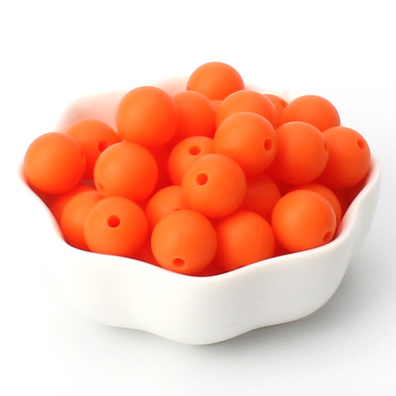 Colorful Food-Grade Silicone Teething Beads for Safety - Quid Mart