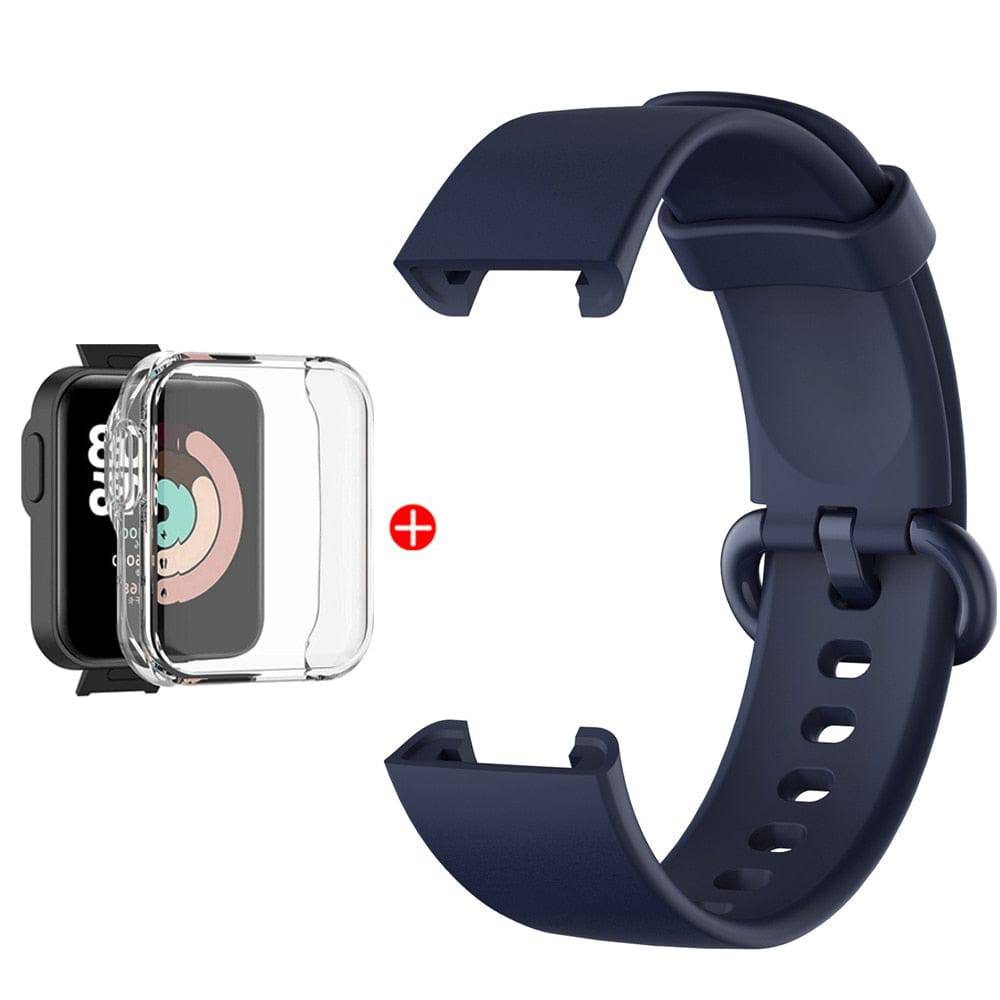 Zerobreak Watch Strap For Mi Watch Lite Strap Replacement Strap For XiaoMi Mi Watch Lite Strap Bracelet With Protector Case - Quid Mart