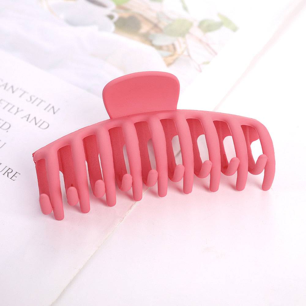 New Fashion Hair Claw Barrettes - Metal Geometric Design - Quid Mart