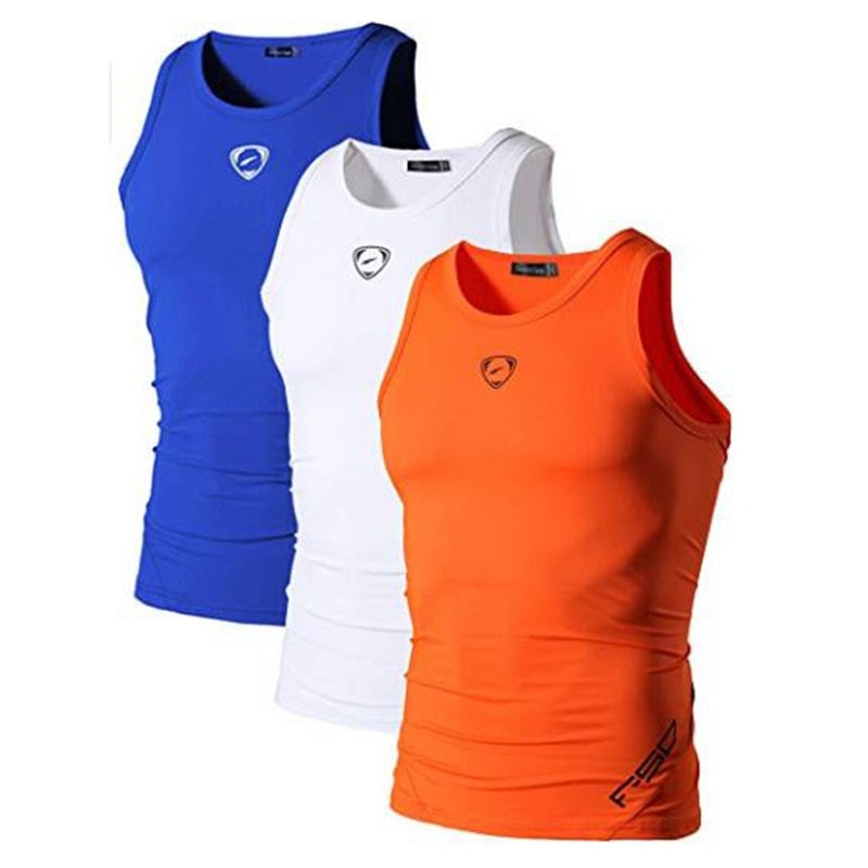 Jeansian 3-Pack Men's Sport Tank Tops for Running and Fitness - Quid Mart