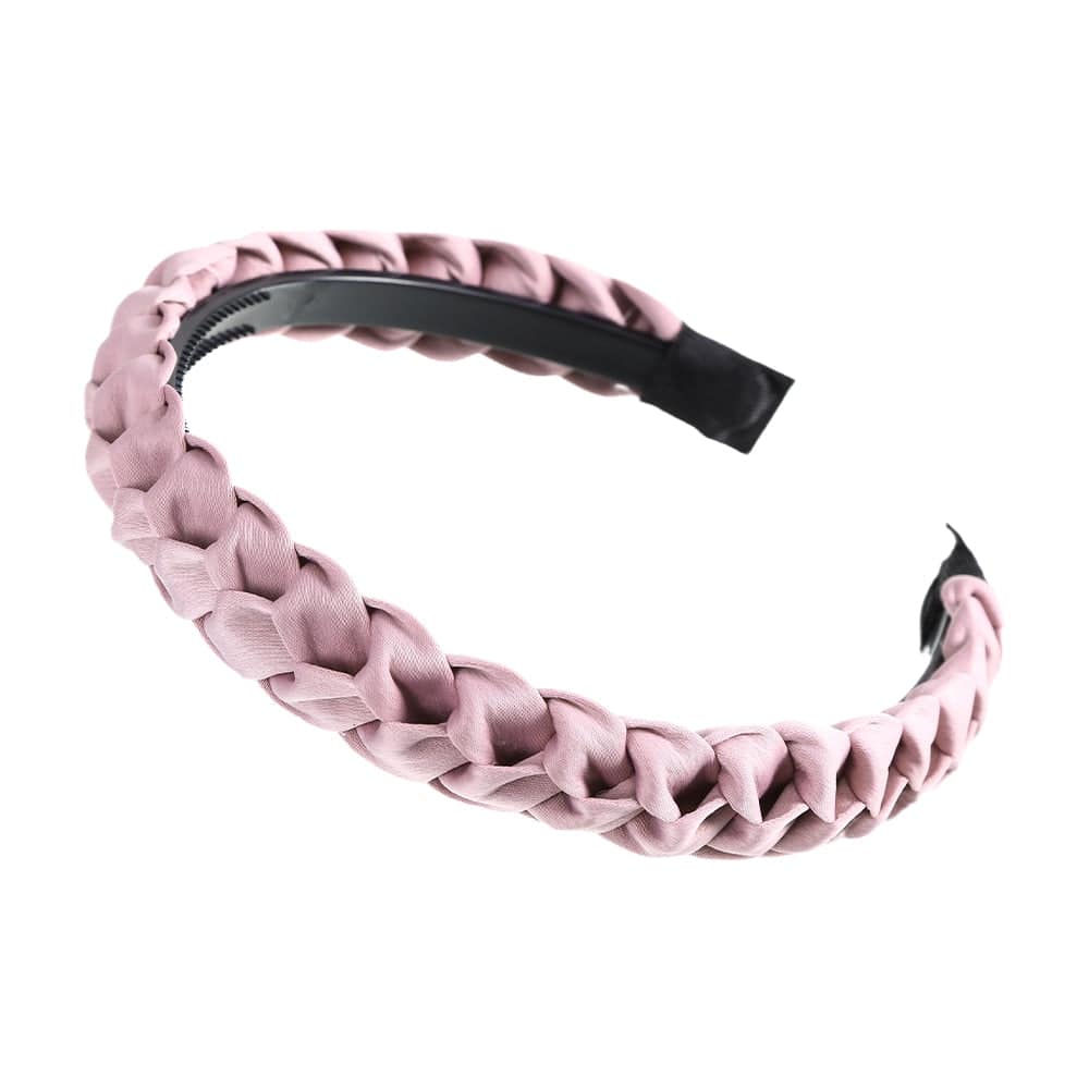 MOLANS Wide Shiny Weaving Hairbands - Fashion Hair Bands - Quid Mart