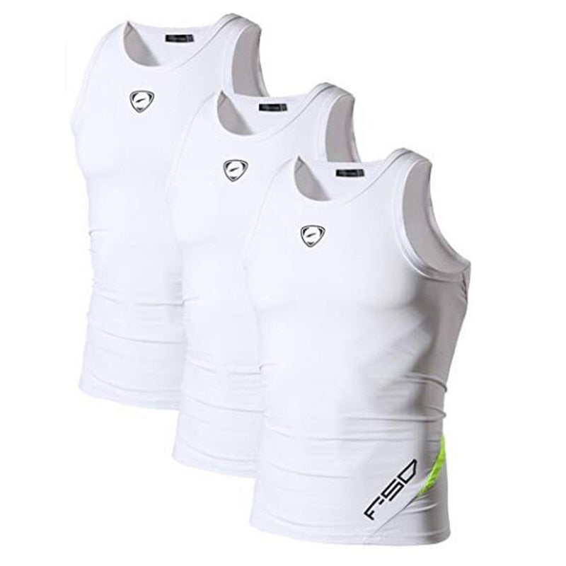 Jeansian 3-Pack Men's Sport Tank Tops for Running and Fitness - Quid Mart