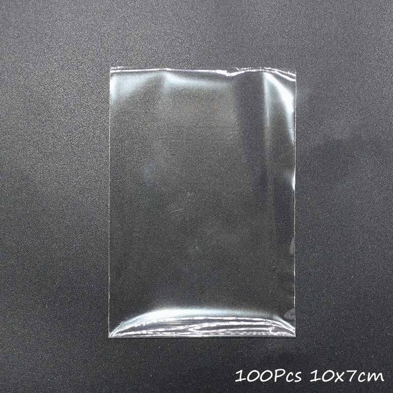 100Pcs Transparent Plastic Bags for Candy Lollipop Cookie Packaging Cellophane Bag Christmas Wedding Birthday Party Gift Bag - Quid Mart
