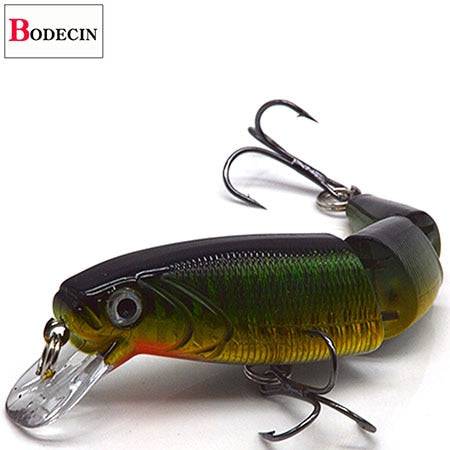 Multi Section Sea Bass Hard Fishing Lure 3D Fish Eyes 1PCS Crankbaits Minnow Fake Artificial Bait Suit For Fishing Carp Tackle - Quid Mart