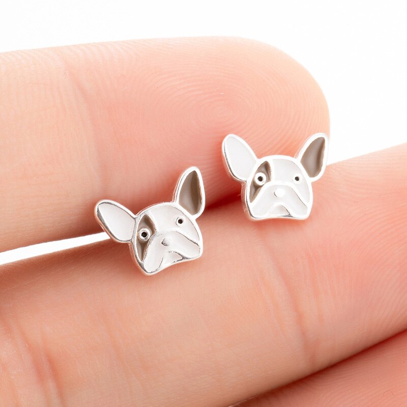 Fashion Earings Jewelry Silver Color Small Pearl Cat Stud Earrings for Women Girls Summer Daisy Flower Earring pendientes mujer - Quid Mart