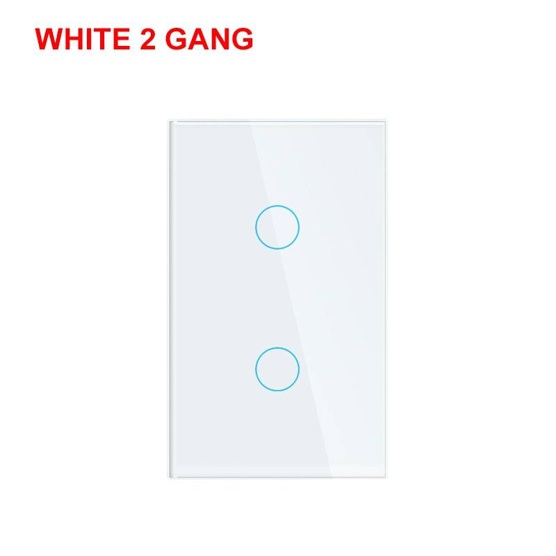 Smart Wifi Touch Switch No Neutral Wire Required Smart Home 1/2/3 Gang Light Switch 220V Support Alexa Tuya App 433RF Remote - Quid Mart