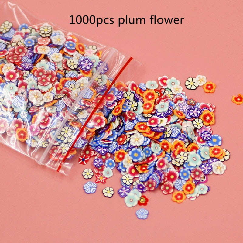 1000Pcs Mixed Animal Fruit Nail Art Resin Cake Heart UV Resin Epoxy Mold Filler For Diy Jewelry Making Tools - Quid Mart