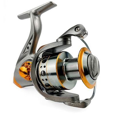 GHOTDA Fishing Reel Spinning 1000-7000 Series Metal Spool Spinning Wheel for Sea Fishing Carp Fishing - Quid Mart