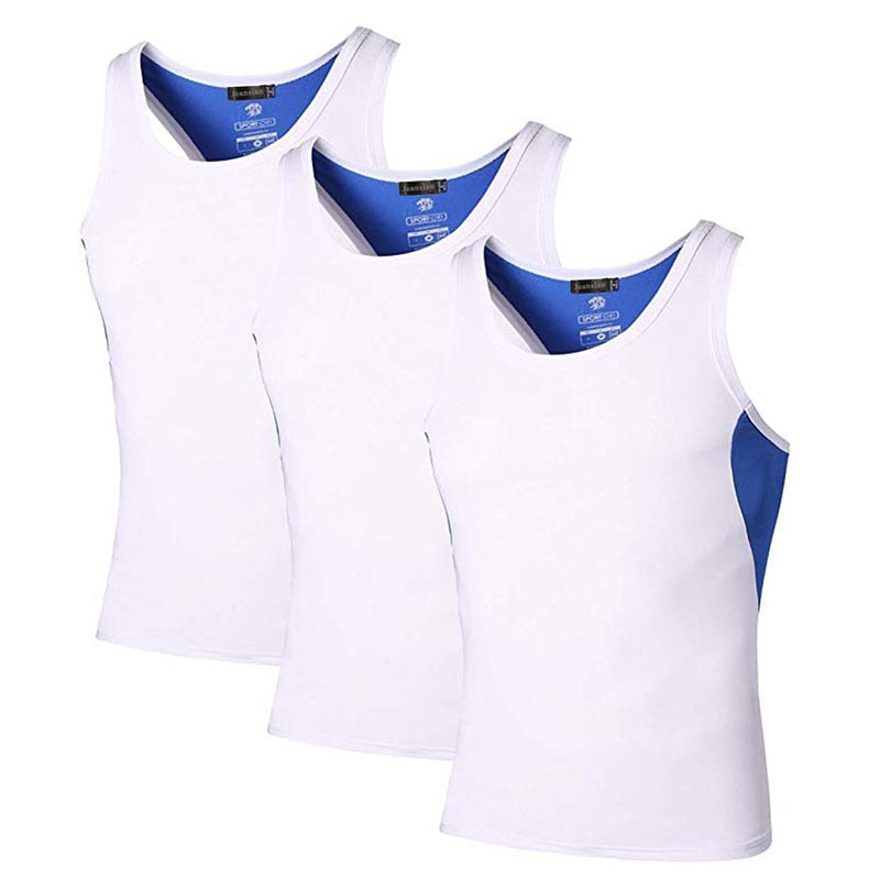 Jeansian 3-Pack Men's Sport Tank Tops for Running and Fitness - Quid Mart