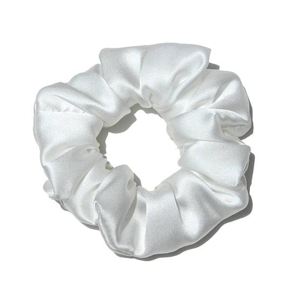 100% Pure Silk Large Scrunchies - Hair Ties for Women - Quid Mart