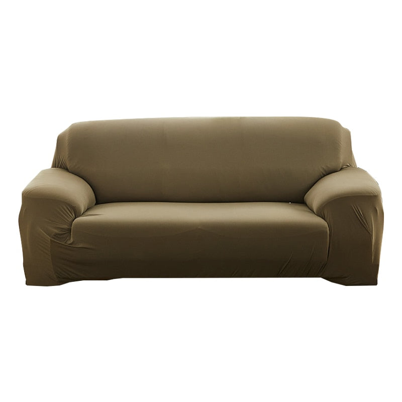 Elastic Solid Color Sofa Cover for 1/2/3/4 Seater - Quid Mart