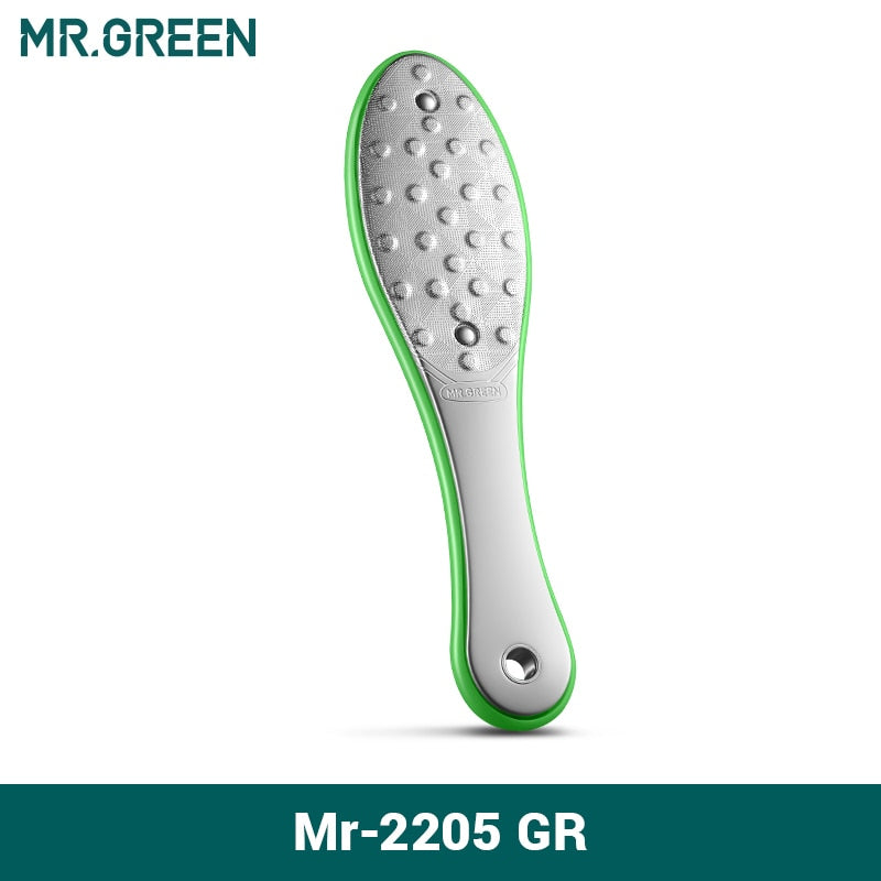 MR.GREEN Pedicure Foot Care Tools Foot File Rasps Callus Dead Foot Skin Care Remover Sets Stainless Steel Professional Two Sides - Quid Mart