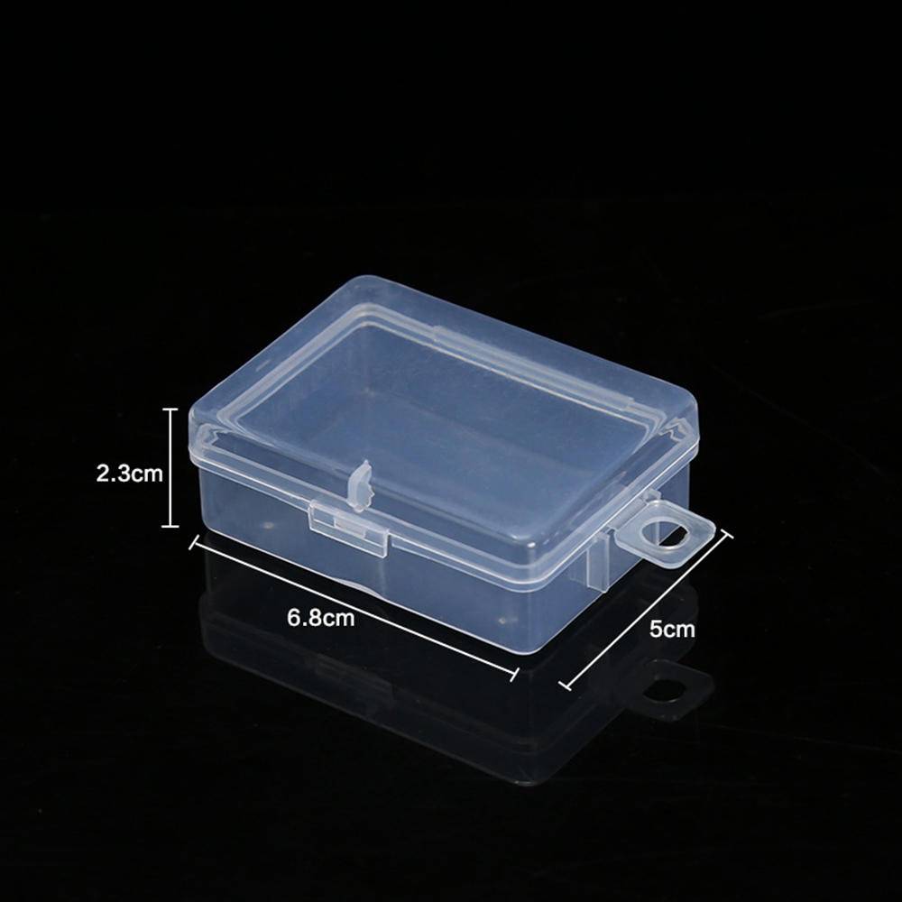 Top Selling Transparent Plastic Storage Box Clear Square Multipurpose Display Case Plastic Jewelry Storage Boxes Multiple Sizes - Quid Mart