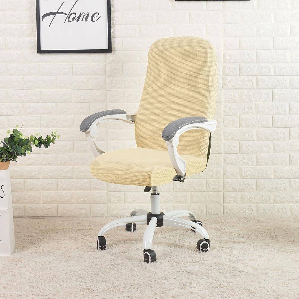 Cover for Computer Chair  Water Resistant Jacquard Office Chair Slipcover Elastic for Home Armchair 1PC  sillas de oficina - Quid Mart