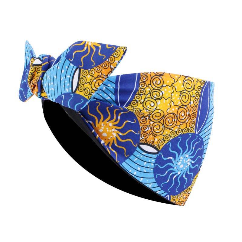 African Pattern Print Hairband: Twist Style Headwear for Women - Quid Mart