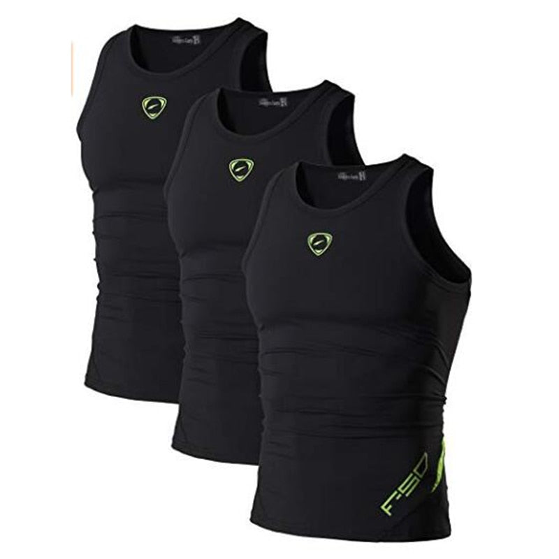 Jeansian 3-Pack Men's Sport Tank Tops for Running and Fitness - Quid Mart