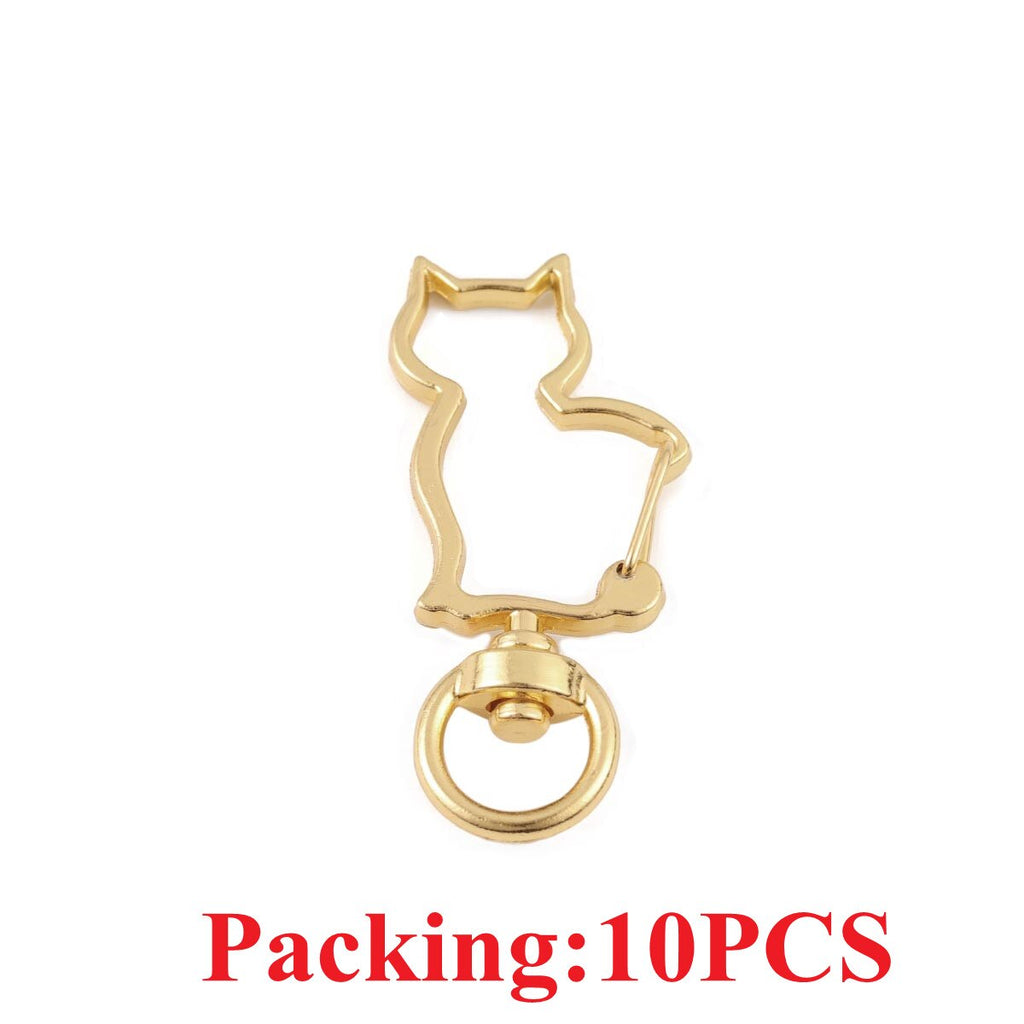 5-20pcs  Key Chain Key Ring Keychain Bronze Rhodium Gold Color 28mm Long Round Split Keyrings DIY Jewelry Making Wholesale - Quid Mart