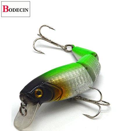 Multi Section Sea Bass Hard Fishing Lure 3D Fish Eyes 1PCS Crankbaits Minnow Fake Artificial Bait Suit For Fishing Carp Tackle - Quid Mart