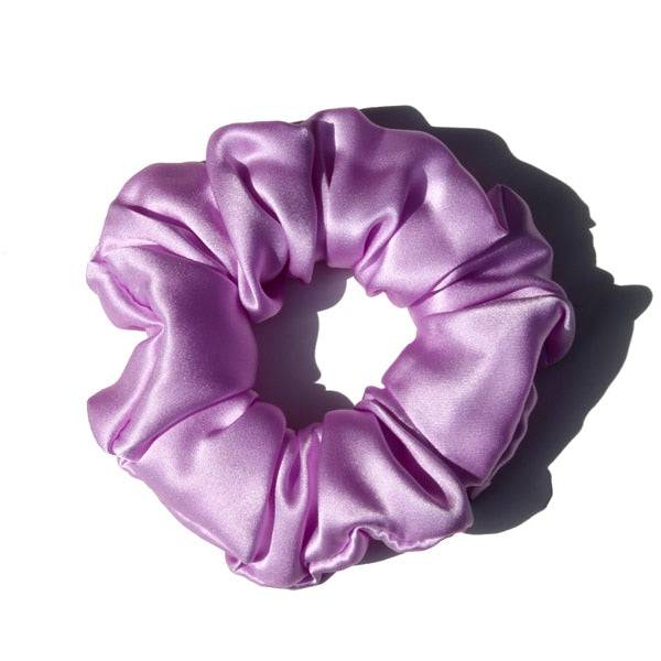 100% Pure Silk Large Scrunchies - Hair Ties for Women - Quid Mart